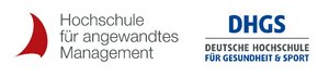 Logo: Hochschule für angewandtes Management // DHGS - Hochschule für Gesundheit und Sport